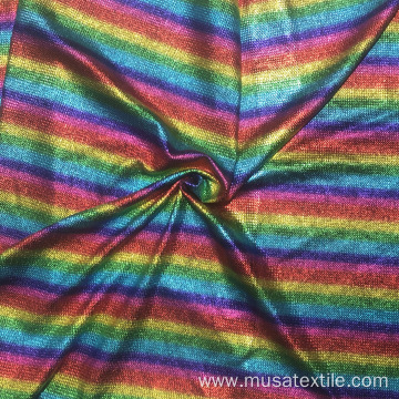 Hotsale Custom Digital Printing Rainbow Design Bullet Fabric